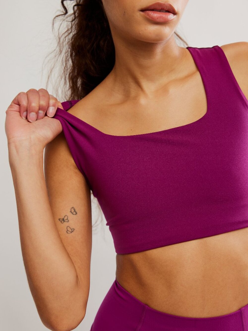 🆕 FP MOVEMENT Win Win Sports Bra / Deep Mulberry - Picture 5 of 7
